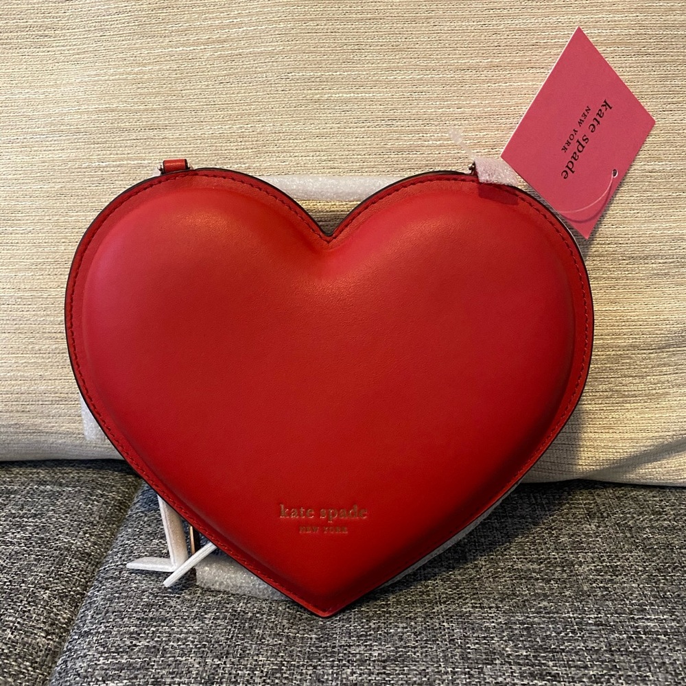 Kate Spade 3D Heart Shape Crossbody